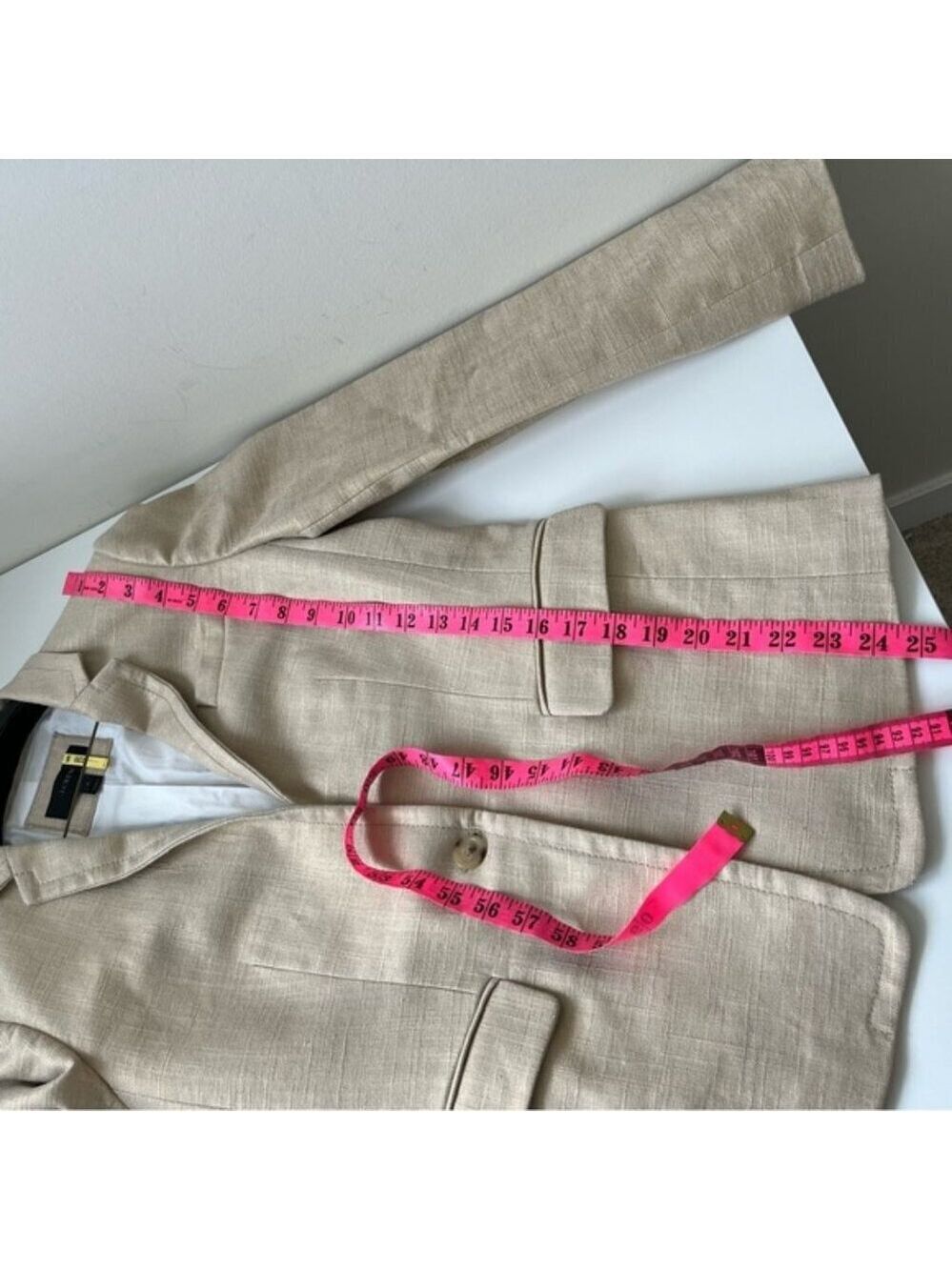 J. Crew Regent Blazer In Metallic Linen Size 4 - Picture 13 of 13